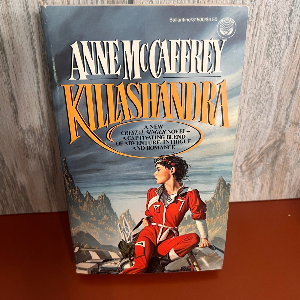 Killashandra Anne McCaffrey 1986 First Edition Paperback Crystal Singer Sci-Fi